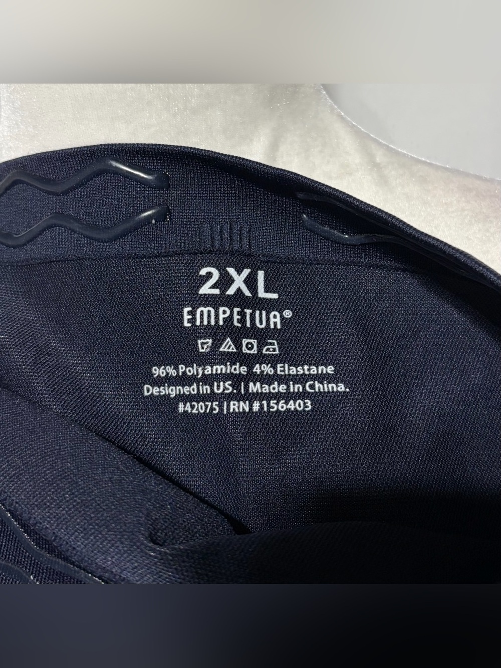 Empetua by Shapermint High Waisted Shaping Leggings Navy Blue Size 2XL - Picture 14 of 16